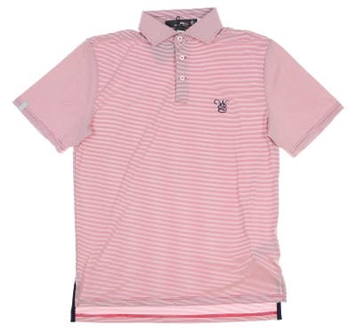 New W/ Logo Mens Ralph Lauren RLX Golf Polo Small S Sunset Rose MSRP $99