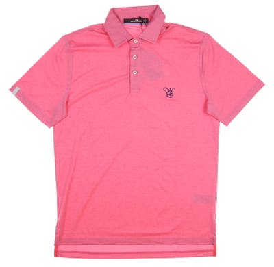New W/ Logo Mens Ralph Lauren RLX Golf Polo Small S Pink MSRP $90