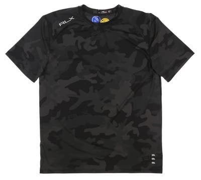 New Mens Ralph Lauren RLX Spyglass  T-Shirt Small S Black MSRP $60
