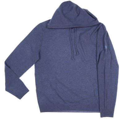 New W/ Logo Mens Ralph Lauren RLX Golf Sweater Hoodie Medium M Blue MSRP $328