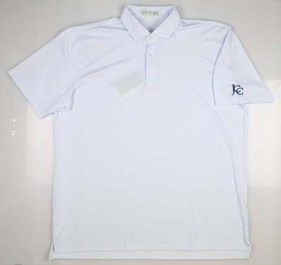 New W/ Logo Mens Holderness and Bourne The Draper Polo XX-Large XXL Blue MSRP $110