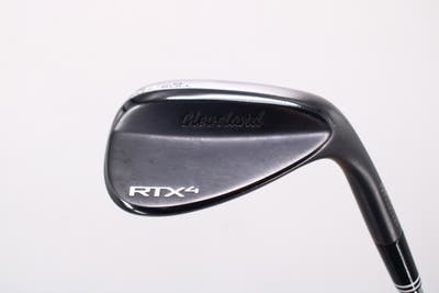 Cleveland RTX 4 Black Satin Wedge Lob LW 58° 9 Deg Bounce Dynamic Gold Tour Issue S400 Steel Stiff Right Handed 35.0in