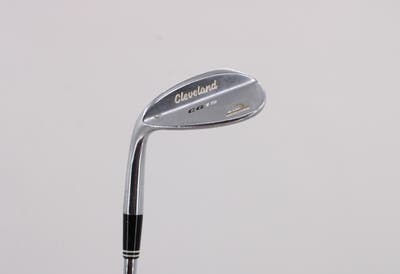 Cleveland CG15 Satin Chrome Wedge Sand SW 56° 14 Deg Bounce Cleveland Traction Wedge Steel Wedge Flex Left Handed 35.5in