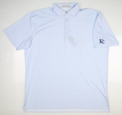 New W/ Logo Mens Holderness and Bourne The Aces Polo XX-Large XXL Blue MSRP $110