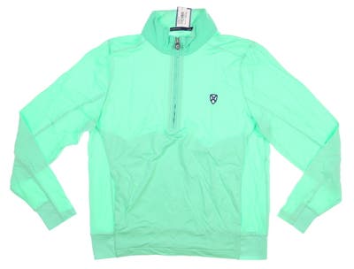 New W/ Logo Mens B. Draddy Blair 1/2 Zip Pullover Large L Franklin MSRP $170