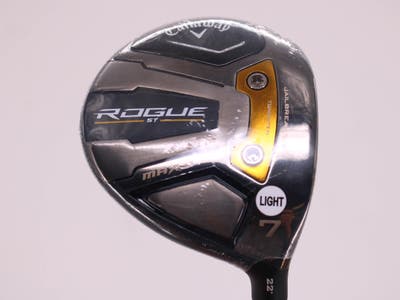 Mint Callaway Rogue ST Max Draw Fairway Wood 7 Wood 7W 22° Project X Cypher 40 Graphite Senior Right Handed 42.0in