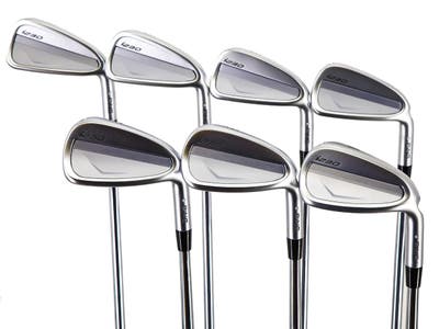 New Ping i230 Iron Set 4-PW True Temper Dynamic Gold 105 Steel Stiff Right Handed Silver Dot +1"