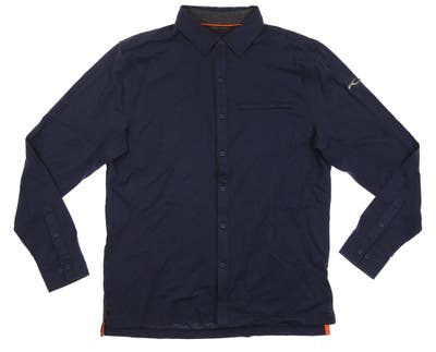 New Mens KJUS Inverness Shirt X-Large XL Navy Blue MSRP $239