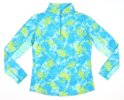 New Womens IBKUL 1/4 Zip Golf Pullover Small S Multi MSRP $98