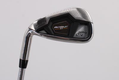Mint Callaway Rogue ST Max OS Single Iron 7 Iron True Temper Elevate MPH 85 Steel Regular Left Handed 36.75in