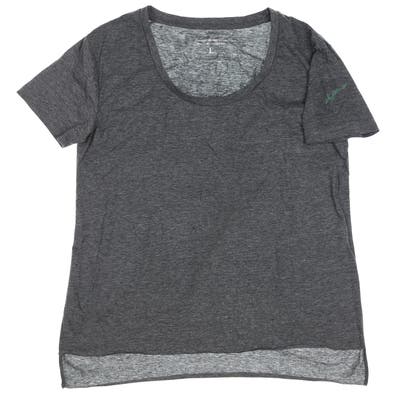 New W/ Logo Womens Golf Dawn T-Shirt Small S Gray MSRP $50