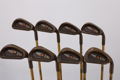 Ping Eye 2 Beryllium Copper Iron Set 3-PW Stock Graphite Shaft Graphite Regular Right Handed Orange Dot 38.0in