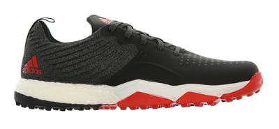 New Mens Golf Shoe Adidas Adipower 4orged S 10.5 Black/Red/White DA9431 MSRP $130