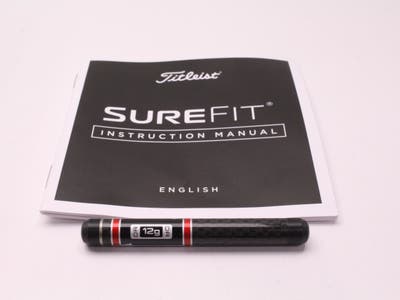 Titleist Surefit 12g Draw/Fade Driver Weight W/ Instruction Manual
