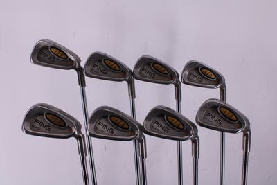 Ping i3 Blade Iron Set 3-PW Ping JZ Steel Stiff Right Handed Orange Dot 38.0in