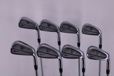 Nike Victory Red Split Cavity Iron Set 3-PW Stock Steel Shaft Steel Stiff Right Handed 38.75in