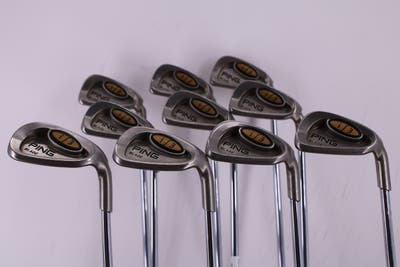 Ping i3 Blade Iron Set 3-SW Stock Steel Shaft Steel Stiff Right Handed Green Dot 37.75in