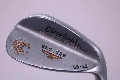 Cleveland 588 RTX 2.0 Tour Satin Wedge Lob LW 58° 12 Deg Bounce Cleveland ROTEX Wedge Steel Wedge Flex Right Handed 35.0in