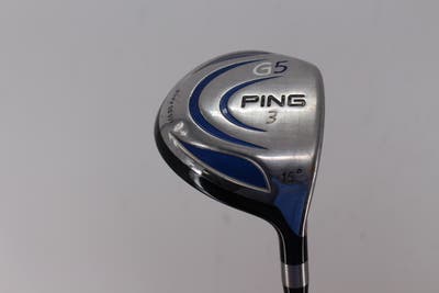 Ping G5 Fairway Wood 3 Wood 3W 15° Grafalloy prolaunch blue Graphite X-Stiff Right Handed 42.5in