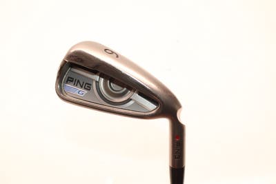 Ping 2016 G Single Iron 6 Iron Ping CFS Graphite Graphite Senior Right Handed Red dot 35.75in