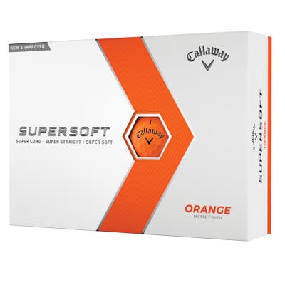 Callaway Supersoft Matte Orange 23 Golf Balls