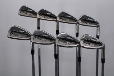 Ping S58 Iron Set 3-PW Ping AWT Steel Stiff Right Handed Black Dot 38.0in