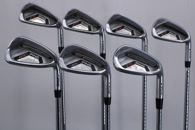 Ping I25 Iron Set 4-PW True Temper Dynamic Gold S300 Steel Stiff Right Handed Red dot 37.75in