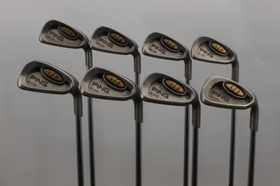 Ping i3 Blade Iron Set 3-PW Ping JZ Steel Stiff Right Handed Green Dot 37.75in