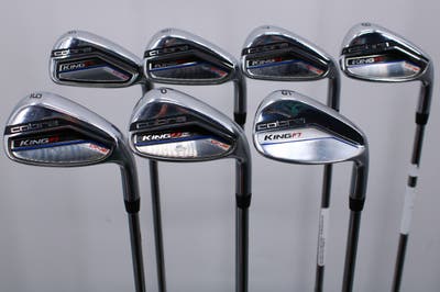Cobra King F7 One Length Iron Set 5-PW GW Stock Steel Stiff Right Handed 37.0in
