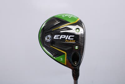 Callaway EPIC Flash Fairway Wood 3 Wood 3W 15° Project X Even Flow Green 55 Graphite Senior Right Handed 43.0in