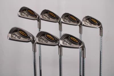 Ping i3 Blade Iron Set 3-9 Iron Ping JZ Steel Stiff Right Handed Blue Dot 38.0in
