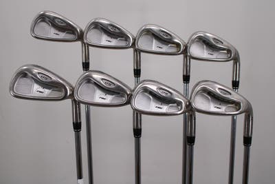 TaylorMade Rac OS 2005 Iron Set 3-PW Stock Steel Shaft Steel Regular Right Handed 38.0in
