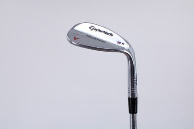 TaylorMade Milled Grind Satin Chrome Wedge Lob LW 58° 11 Deg Bounce Stock Steel Shaft Steel Wedge Flex Right Handed 35.0in