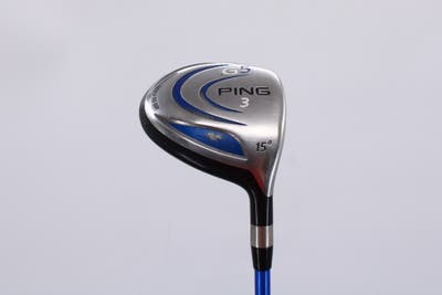 Ping G5 Fairway Wood 3 Wood 3W 15° Grafalloy ProLaunch Blue 75 Graphite Stiff Right Handed 42.5in