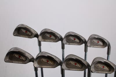 Ping Zing Iron Set 3-PW Stock Steel Stiff Right Handed Red dot 38.0in