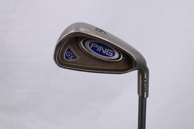 Ping G5 Single Iron 6 Iron Ping TFC 100I Graphite Regular Right Handed Black Dot 38.0in
