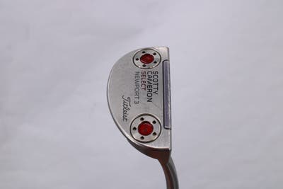 Titleist Scotty Cameron Select Newport 3 Putter Toe Down Steel Right Handed 33.25in
