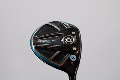 Callaway Rogue Sub Zero Fairway Wood 3 Wood 3W 15° Project X Even Flow Blue 75 Graphite X-Stiff Right Handed 42.25in