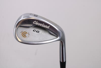Cleveland CG15 Satin Chrome Wedge Lob LW 58° 12 Deg Bounce Cleveland Action Ultralite 50 Steel Wedge Flex Right Handed 35.5in