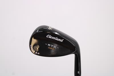 Cleveland 588 RTX 2.0 Black Satin Wedge Sand SW 56° 2 Dot Mid Bounce True Temper Dynamic Gold Steel Wedge Flex Right Handed 35.25in