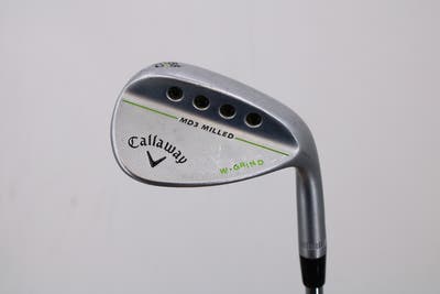 Callaway MD3 Milled Chrome W-Grind Wedge Sand SW 56° 12 Deg Bounce W Grind Project X Rifle 5.5 Steel Regular Right Handed 34.5in