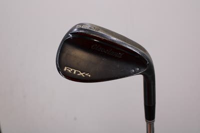 Cleveland RTX 4 Black Satin Wedge Gap GW 52° 10 Deg Bounce Dynamic Gold Tour Issue S400 Steel Stiff Right Handed 35.5in