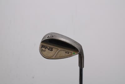 Ping MB Wedge Sand SW 54° Stock Steel Shaft Steel Wedge Flex Right Handed Green Dot 35.75in
