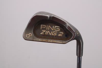 Ping Zing 2 Single Iron 8 Iron Ping JZ Steel Stiff Right Handed Blue Dot 37.25in