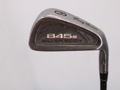 Tommy Armour 845S Polished 201 Single Iron 6 Iron Stock Graphite Shaft Graphite Stiff Right Handed 37.5in