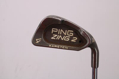 Ping Zing 2 Single Iron 4 Iron Ping JZ Steel Stiff Right Handed Black Dot 38.75in