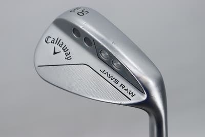 Callaway Jaws Raw Chrome Wedge Gap GW 50° 10 Deg Bounce S Grind Dynamic Gold Spinner TI Steel Regular Right Handed 35.5in