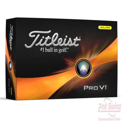 Titleist 2023 ProV1 Yellow Golf Balls