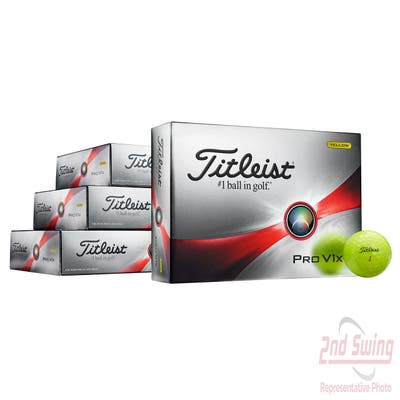 Titleist 2024 ProV1x Yellow Promotional Golf Balls