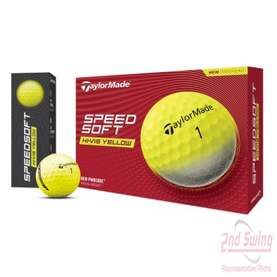 TaylorMade 2024 Speedsoft Yellow Golf Balls